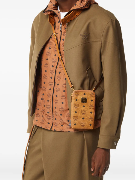  Mcm Aren Visetos Phone Pouch - Brown 