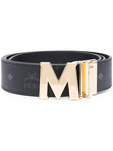  Mcm Claus M Reversible Belt - Black 