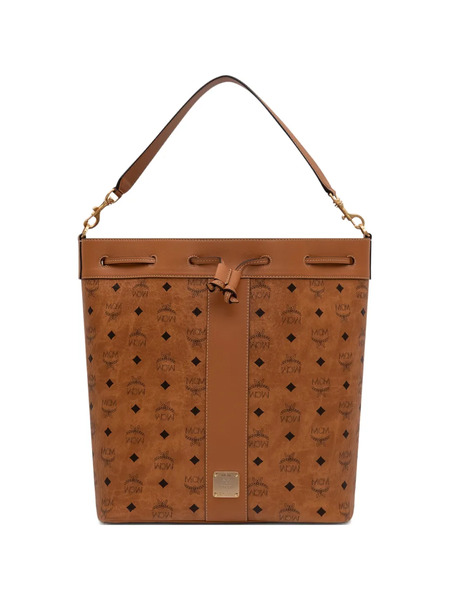  Mcm Dessau Bucket Bag - Brown 