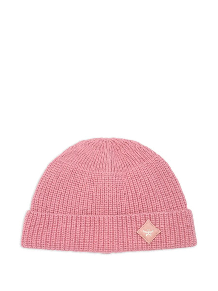  Mcm Essential Wool Beanie - Pink 