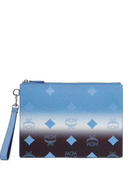  Mcm Gradation Wristlet Pouch - Blue 