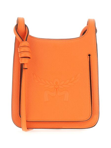  Mcm Hummel Shoulder Bag - Orange 