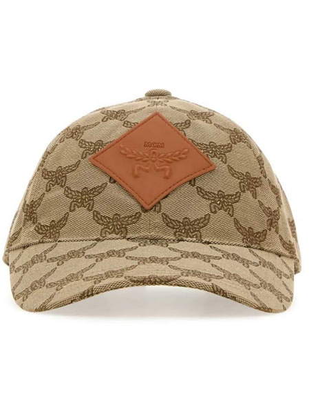  Mcm Lauretos Baseball Cap - Neutrals 