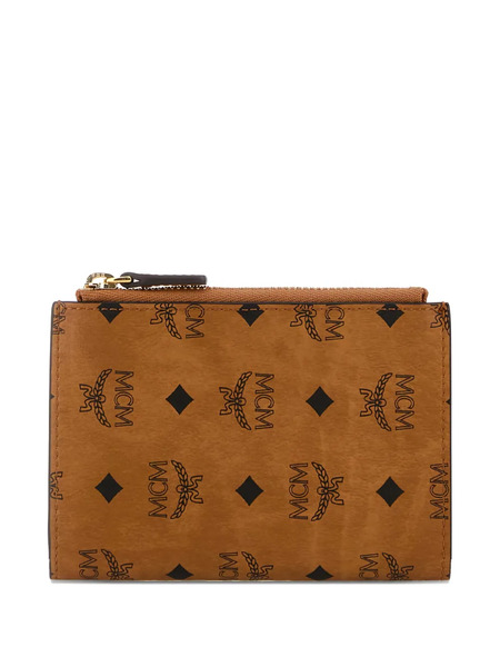  Mcm Logo-print Wallet - Brown 
