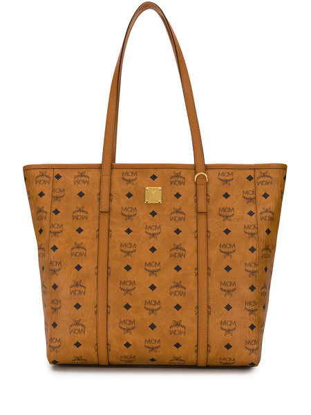  Mcm Medium Aren Tote Bag - Brown 