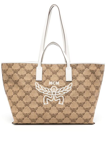  Mcm Medium Himmel Tote Bag - Neutrals 