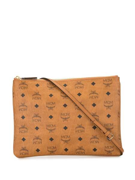  Mcm Medium Pouch-pocket Crossbody Bag - Brown 