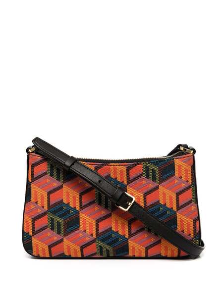  Mcm Mini Cubic-monogram Shoulder Bag - Multicolour 