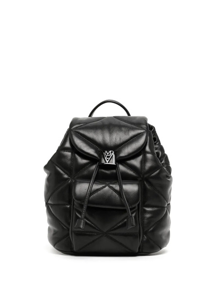 Mcm Mini Travia Quilted Backpack - Black 