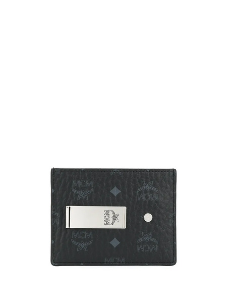  Mcm Money Clip Cardholder - Black 