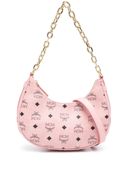  Mcm Monogram-print Tote Bag - Pink 