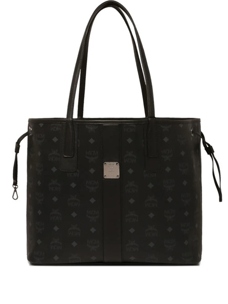  Mcm Monogram Tote Bag - Black 