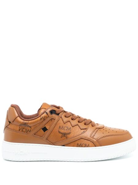  Mcm Neo Terrain Lo Canvas Sneakers - Brown 