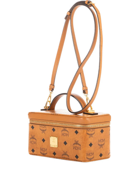  Mcm Pre-owned Logo-print Top-handle Bag - Brown 