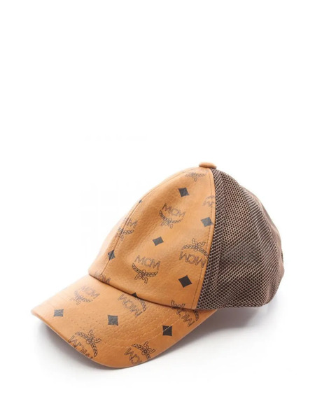  Mcm Pre-owned Visetos Classic Mesh Cap - Brown 