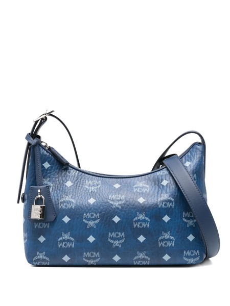 Mcm Small Aren Satchel Bag - Blue 