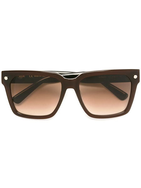  Mcm 'square Visetos' Sunglasses - Brown 