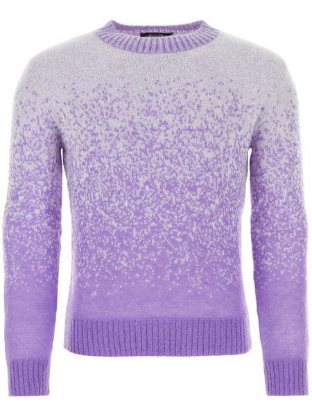  Mcm Two-tone Knitted Sweater - Purple 