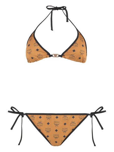 Mcm Visetos Print Bikini - Brown 