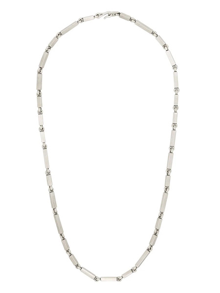  M.cohen Sterling Silver Rectangular-link Necklace 