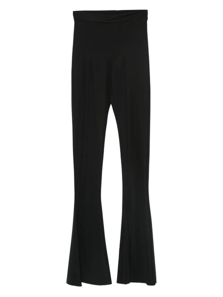  Medeea High-waisted Flared Trousers - Black 