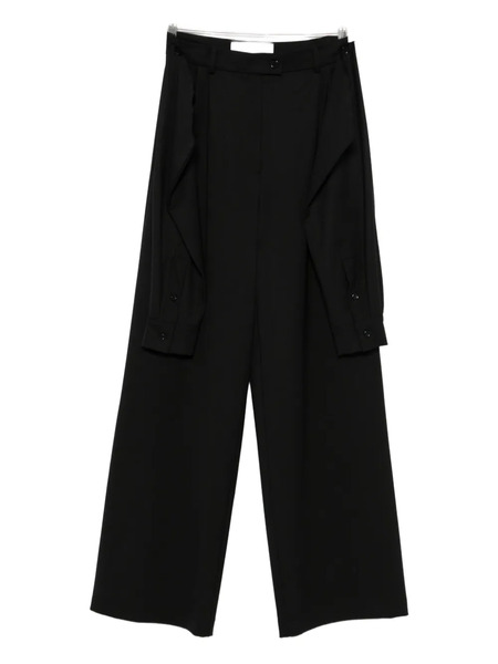  Medeea Layered-design Trousers - Brown 