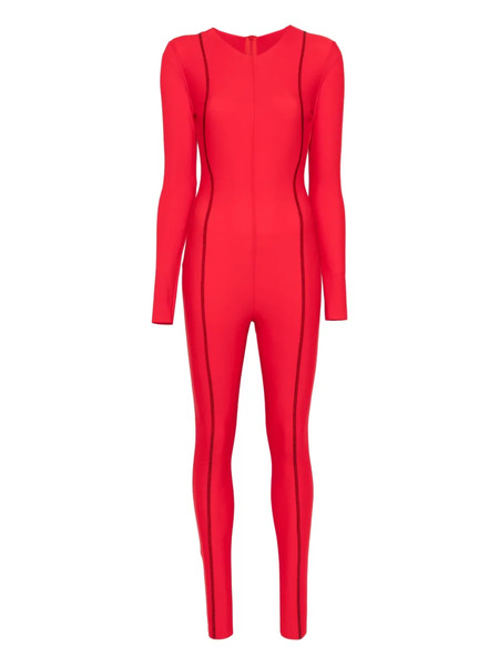  Medeea Long Sleeve Jumpsuit - Red 
