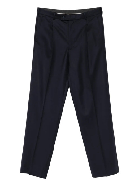  Medeea Pleated-front Trousers - Blue 