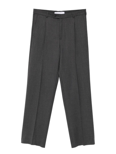  Medeea Pleated-front Trousers - Grey 