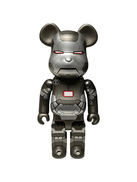  Medicom Toy X Marvel Iron Man 3 War Machine 400% Collectible Figure - Grey 
