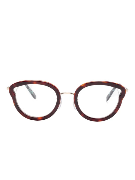  Megane And Me Ines Tortoiseshell-pattern Glasses - Brown 