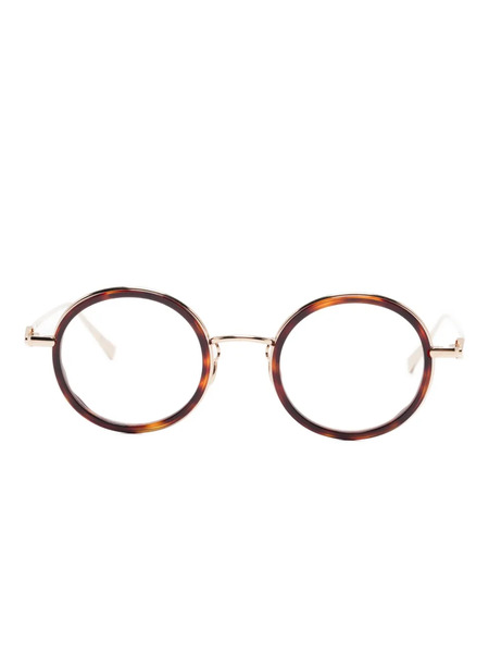  Megane And Me Round-frame Glasses - Gold 