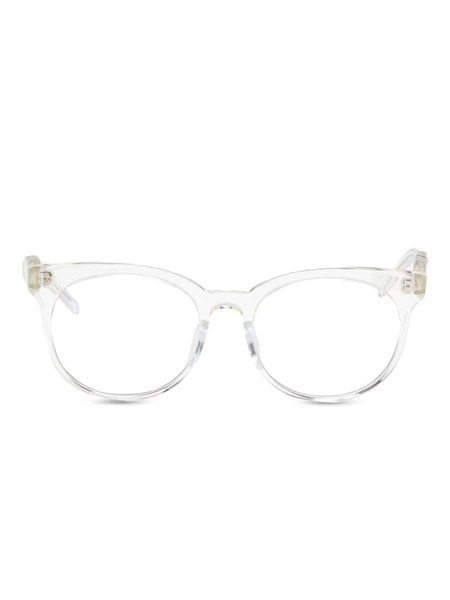  Megane And Me Round-frame Glasses - White 