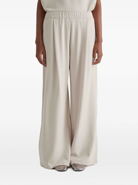  Meimeij Elasticated Palazzo Pants - Neutrals 