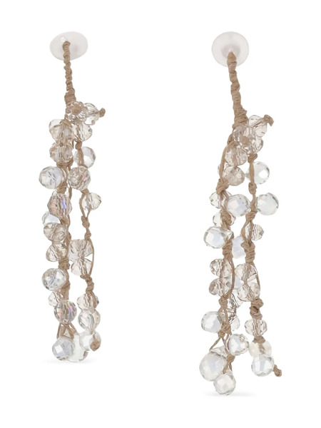  Mela Beaded Earrings - Neutrals 