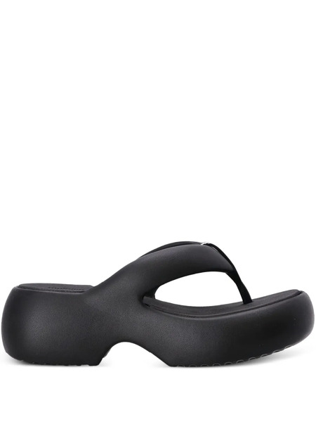  Melissa Free Fuzzy Flip-flops - Black 