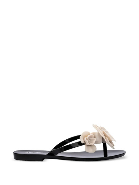  Melissa Harmonic Springtime Flip-flops - Black 