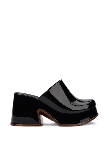  Melissa Mia Platform Mules - Black 
