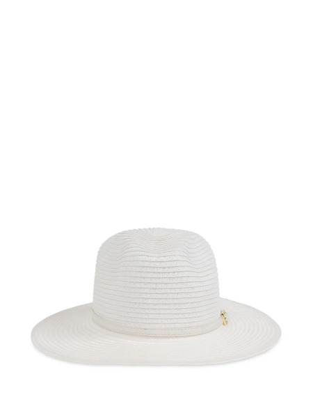  Melissa Odabash Woven Fedora Hat - White 
