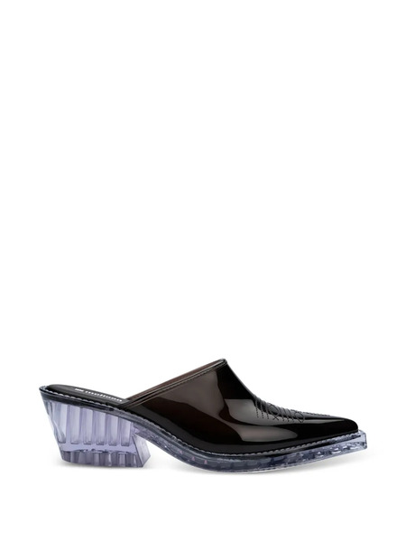  Melissa Pointed-toe Texas Mules - Black 