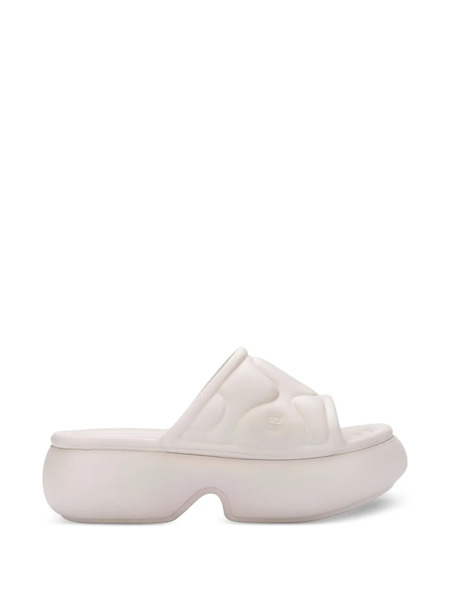  Melissa Puff Platform Slides - Neutrals 