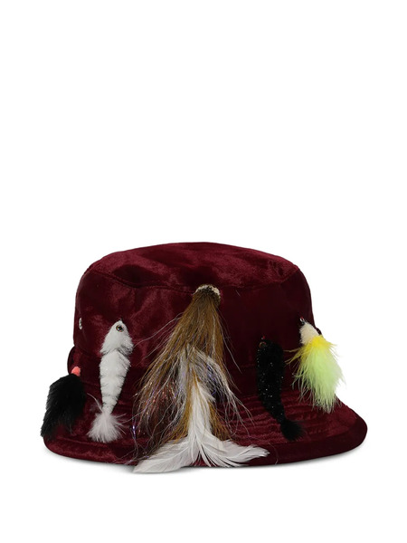  Melrose High Big Fish Bucket Hat - Red 