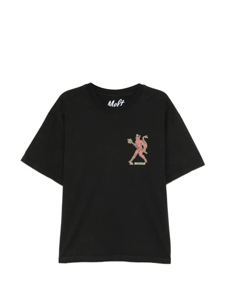 Melt Devil-print T-shirt - Grey 