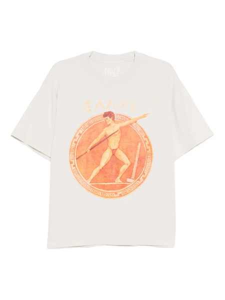  Melt Graphic-print T-shirt - Neutrals 