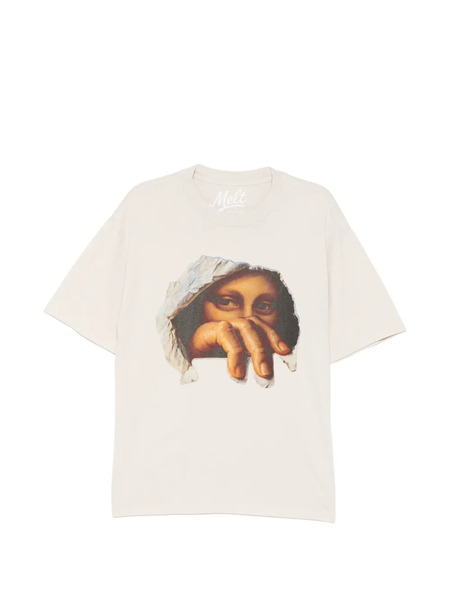  Melt Graphic-print T-shirt - Neutrals 