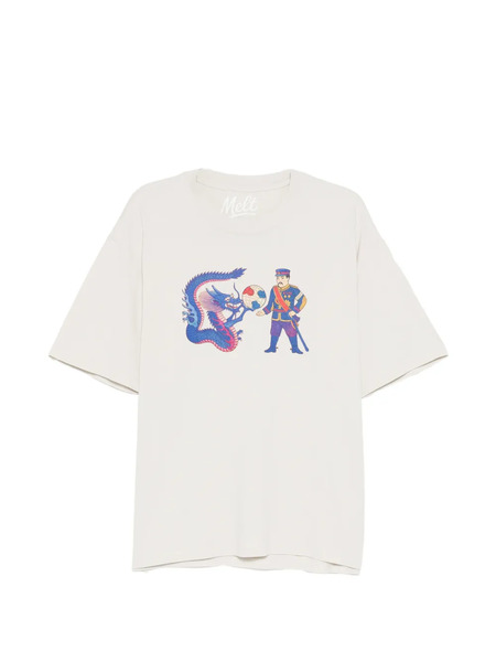  Melt Graphic-print T-shirt - Neutrals 