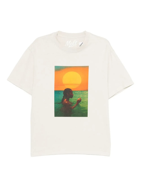  Melt Graphic-printed T-shirt - Neutrals 