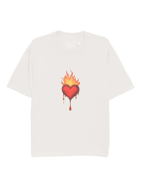  Melt Graphic-printed T-shirt - Neutrals 
