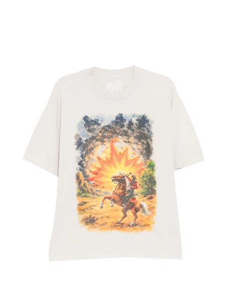  Melt Printed T-shirt - Neutrals 