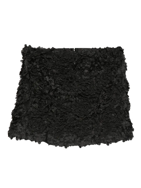  Merci Ruffled Top - Black 